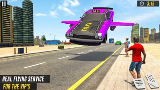 Real Flying Muscle Car Taxi Simulator screenshot 1