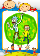 Coloring Rick And Morty Games screenshot 0