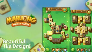 Puzzle de la forêt de mahjong screenshot 5