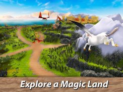 🦄🌈❤️ Pegasus Simulator: Flying 🐎 Horse Survival screenshot 5