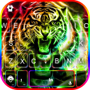 ثيم لوحة المفاتيح Glow Tiger Icon