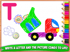 Çocuk boyama alfabe 😍 Okul öncesi eğitici oyunlar screenshot 2