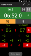 Crono Basket screenshot 1