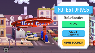 No Test Drives - Retro Car Sales Car Yard Game screenshot 0