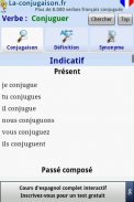 La Conjugaison screenshot 1