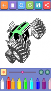 Cars Monster Coloring Book screenshot 1