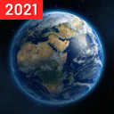 Live Earth Map 2021 with GPS Navigation FM Icon