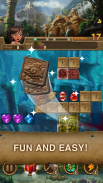 Jewels Atlantis: Jogo match-3 screenshot 3