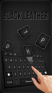 Black Leather Keyboard Theme screenshot 2