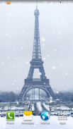 Snow in Paris Live Wallpaper screenshot 7