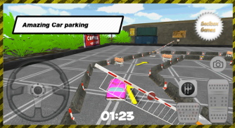 Pink Car Parking screenshot 2