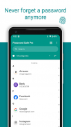 PasswordSafe и менеджер - хранилище паролей screenshot 7