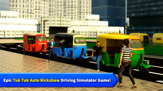 Tuk Tuk Auto Rickshaw: Driving Simulator Game screenshot 0