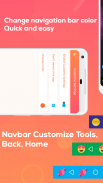 Navigation Bar -Navbar Customize Tools, Back, Home screenshot 0