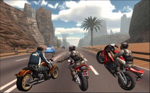 Stunt Bike Fighting: Autostrad screenshot 0
