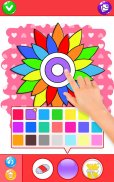 Glitter Flowers Coloring Book screenshot 15