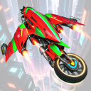 Light Bike Race Flying Stunts Icon