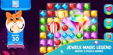 Jewels Magic Legend – Match 3 Puzzle Games screenshot 1