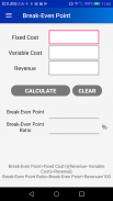 Profit & Break-Even Point Calculator screenshot 3