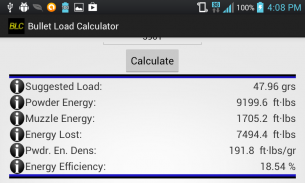 Bullet Load Calculator screenshot 2