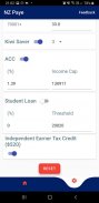 Paye/Tax Calc [New Zealand 2020] screenshot 2