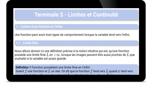 Maths TS : Limites - Continuité screenshot 5