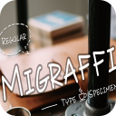 Migraffiti Font for FlipFont , Icon