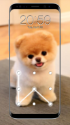 Puppy Dog Pattern Lock Screen screenshot 1