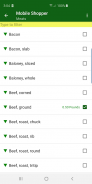 Mobile Shopper: shopping list screenshot 2