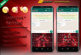 Reds Keyboard Theme Football 2019 screenshot 1