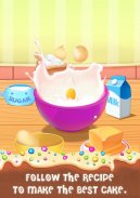 Kue Memasak - Desain Makanan - Games Anak-Anak screenshot 0