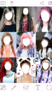 लड़कियों के केशविन्यास Girls Hairstyles screenshot 1