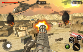 Free Squad Firing :Gun Desert Shooter Battleground screenshot 8