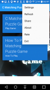 C Matching Puzzle Game screenshot 1