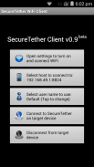 SecureTether Client - Android WiFi tethering screenshot 0