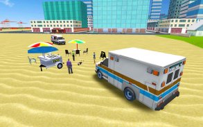 Ambulance Games Driving 3D screenshot 3