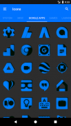 Blue and Black Icon Pack screenshot 3