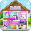 Magical Doll House Clean up Icon