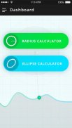 RADIUS AND ELLIPSE CALCULATORs screenshot 1