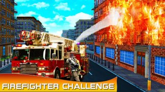 FireFighter Truck  Emergency Rescue Hero screenshot 1