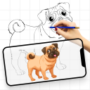 Draw easy trace & sketch Icon