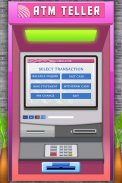 Jogo virtual dos miúdos do caixa do banco do sim screenshot 9