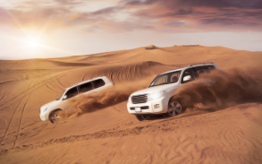 Dubai Desert Safari Prado Racing game 3D screenshot 0