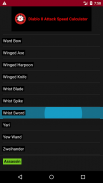 Diablo II Attack Speed Calculator screenshot 3