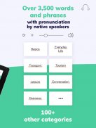 Aprender espanhol grátis: conversação, vocabulário screenshot 3