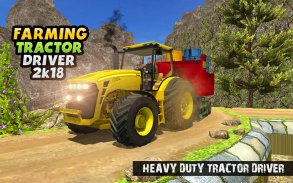 Real Tractor Cargo Transport : New Farming Game 3D screenshot 2