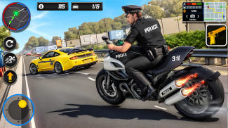 Police Moto Bike Chase Crime screenshot 0