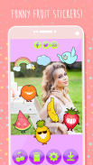 Fruit Photo Stickers screenshot 1