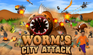 Worm’s City Attack screenshot 0