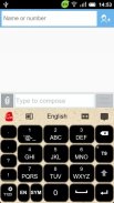 GO Keyboard Ink theme screenshot 3